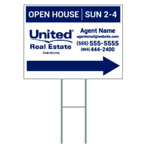 18" x 24" Corex Open House Sign on Wire Stand