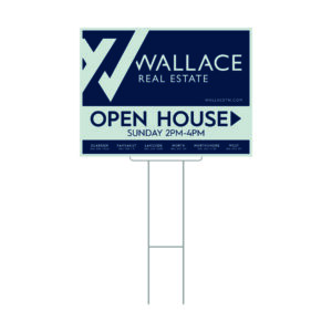 18”x24” Corex Open House Signs on Wire Stands